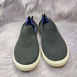 Rothy's The Kids Loafer Girl's Slip On Shoes Size 3 Black Solid